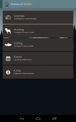 Utah Hunting and Fishing android App screenshot 9